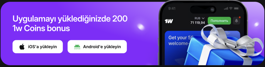 1win uygulamasını yükleme bonusu